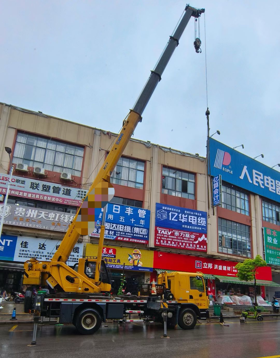 眉县吊车吊机租赁桥梁吊装